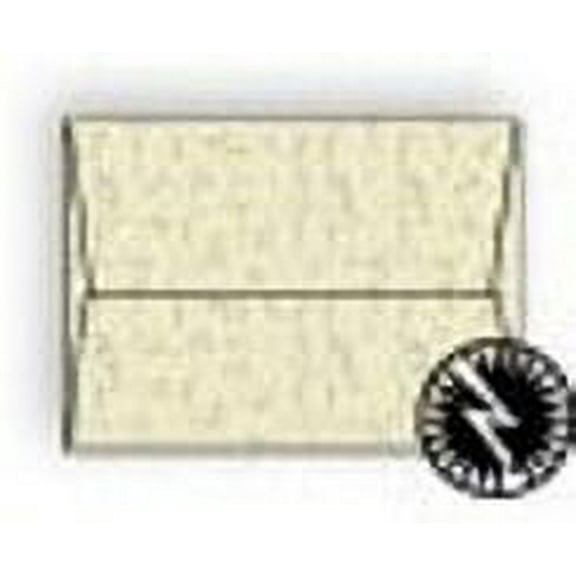 A-6 Sand Color Announcement Envelopes, 4-3/4" x 6-1/2", Recycled 24 lb, Fiber- Added Sulphite (FSC Certified), Smooth Imaging Finish, Side Seams, Square Flap - Box of 500 Envelopes