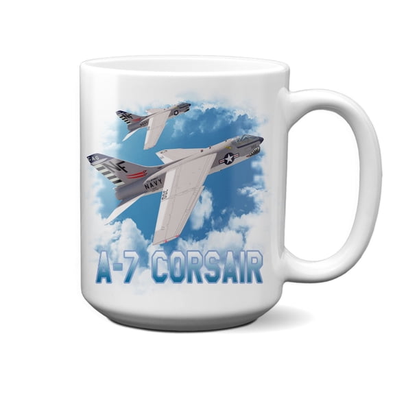 A-7 Corsair II In The Clouds 15oz Mug