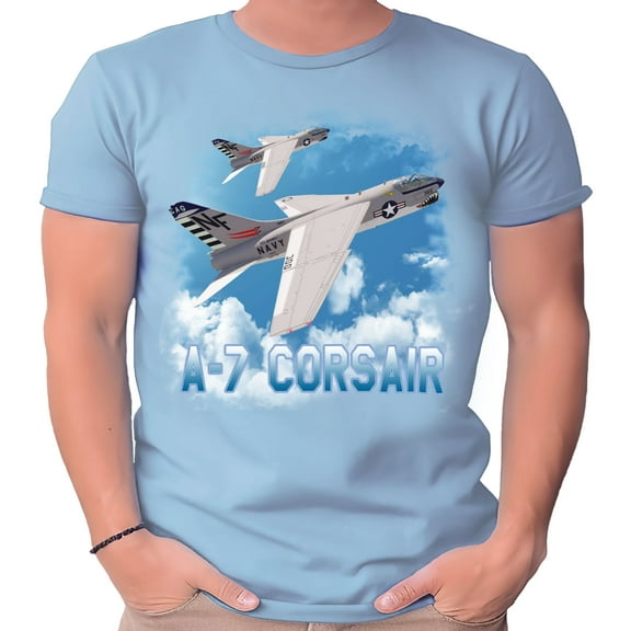 A-7 Corsair II Light Blue Shirt-Medium