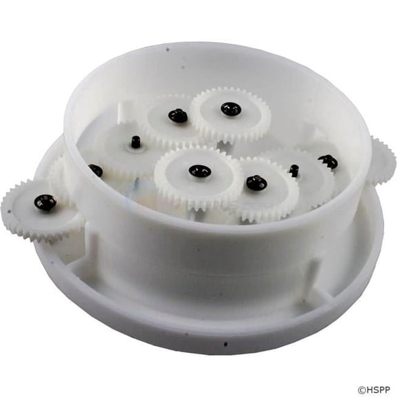 A & A Manufacturing 5-Port Top Feed Ball Valve - White - 1.4 lbs