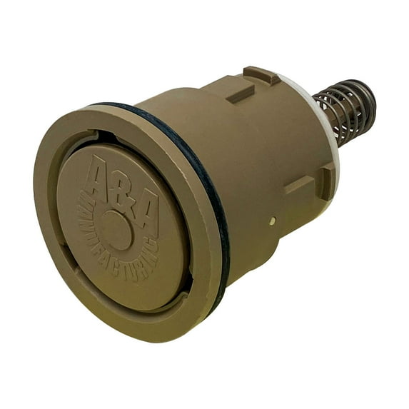 A&A Manufacturing AA Man Style II High Flow Cleaning Head Pebble Gold 236348