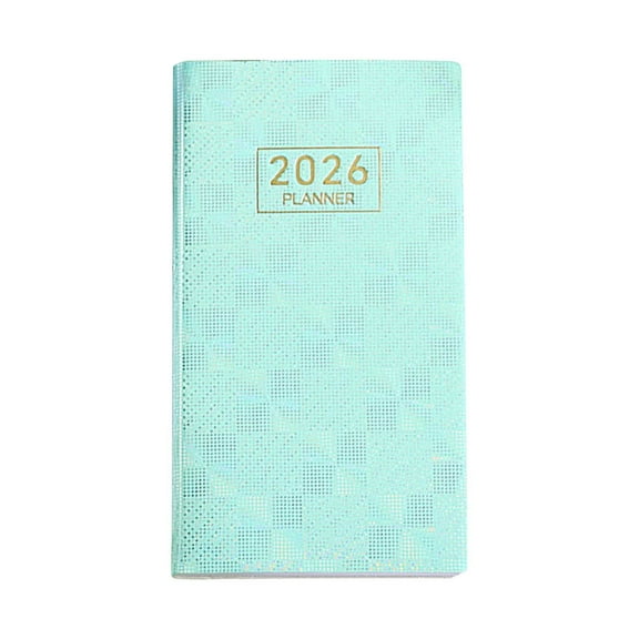 A A6 Daily Planner 2026, Portable Notebook With Calendar For School Office Travel Organization