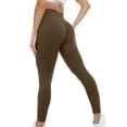 thumbnail image 1 of A AGROSTE Seamless Butt Lifting Leggings for Women Booty High Waisted Workout Yoga Pants Scrunch Gym Leggings Coffee-M, 1 of 16