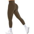 thumbnail image 1 of A AGROSTE Women's Seamless Scrunch Butt Lifting Leggings, Comfort Tights for Workout, Sport, Yoga, 1 of 13