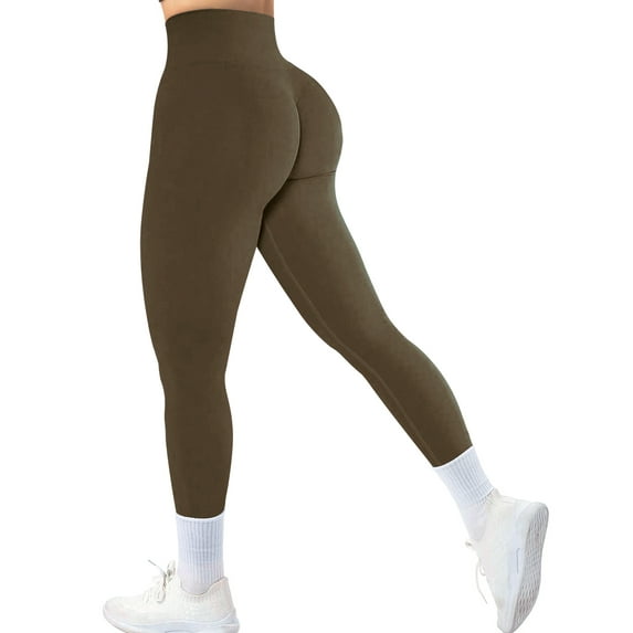 A AGROSTE Women's Seamless Scrunch Butt Lifting Leggings, Comfort Tights for Workout, Sport, Yoga