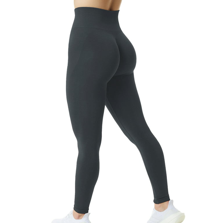 Polyester Lycra Women Black and Grey Stretchable Gym Leggings at