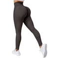 thumbnail image 1 of A AGROSTE Seamless Leggings for Women,  V-Cross High Waisted Workout Yoga Pants, Amplify Ruched Booty Tights, 1 of 8