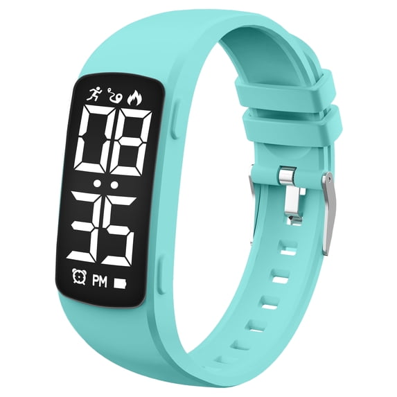 Digital Watch Fitness Watch with Step Counter Pedometer Waterproof Sports Watch for Age 4-12 Christmas Birthday Gift