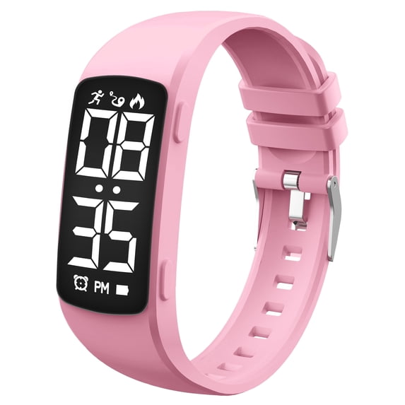 Kids Digital Watch Fitness Watch with Step Counter Pedometer Waterproof Sports Watch for Girls Age 4-12 Christmas Birthday Gift for Kids