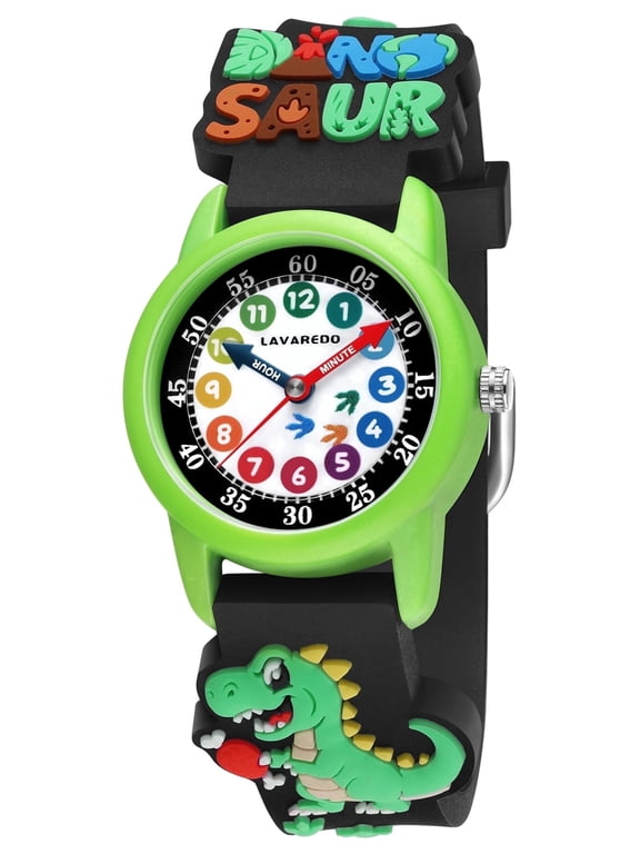 Kids Analog Watch 3D Cartoon Watch for Boys Girls Age 4-12 Waterproof Watch with Silicone Band Gift for Kids Age 4-12