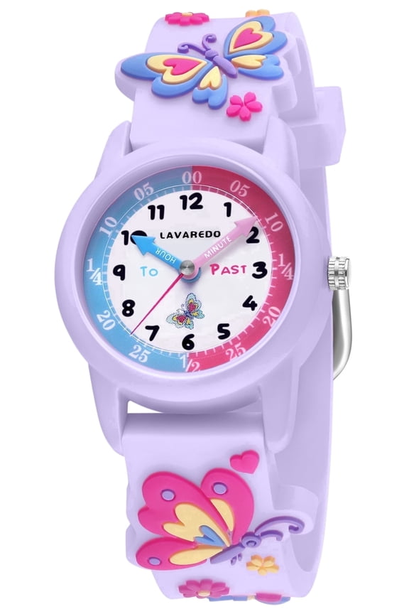 Kids Analog Watch 3D Cartoon Watch for Boys Girls Age 4-12 Waterproof Watch with Silicone Band Gift for Kids Age 4-12