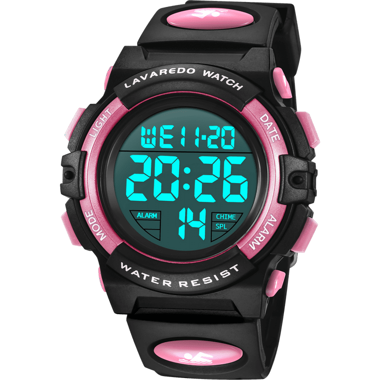 A ALPS Kids Watch Boys Sports Digital Waterproof Led Watches with Alarm Stopwatch Wrist Watches for Boy Girls age 5 7 10 12 Walmart