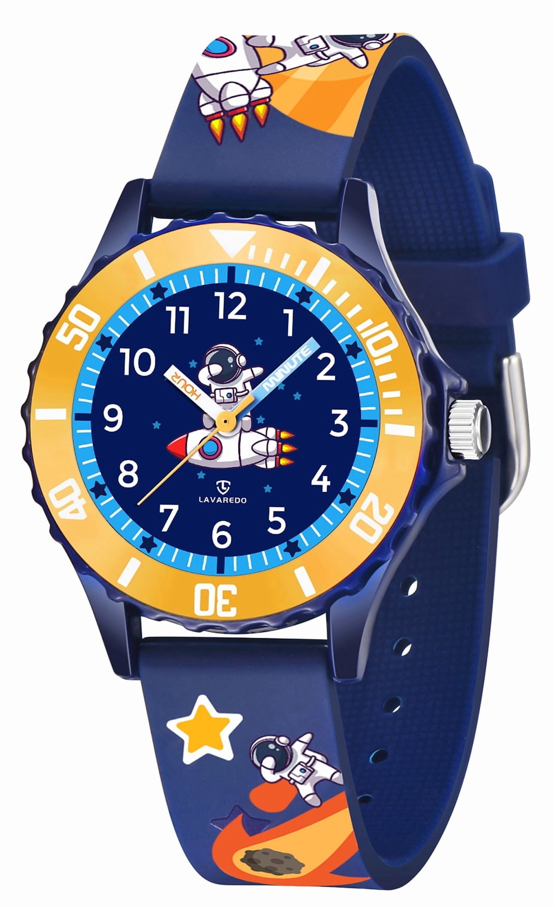 Cartoon Watch Analog Watch for Age 3-8 Learning Time Watches with ...
