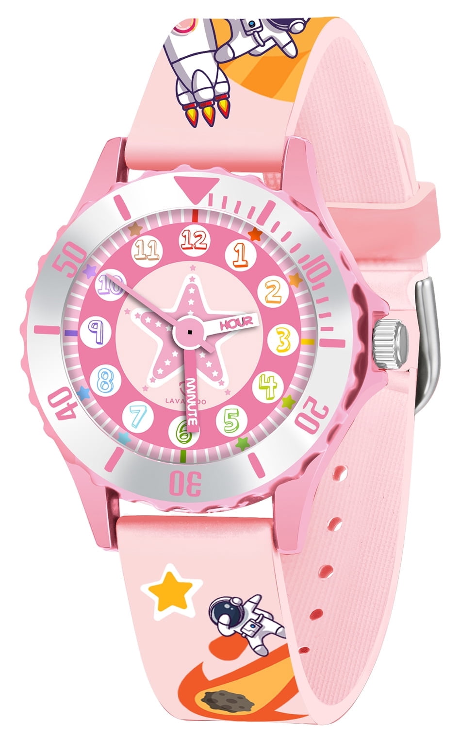 Cartoon Watch Analog Watch for Age 3-8 Learning Time Watches with ...