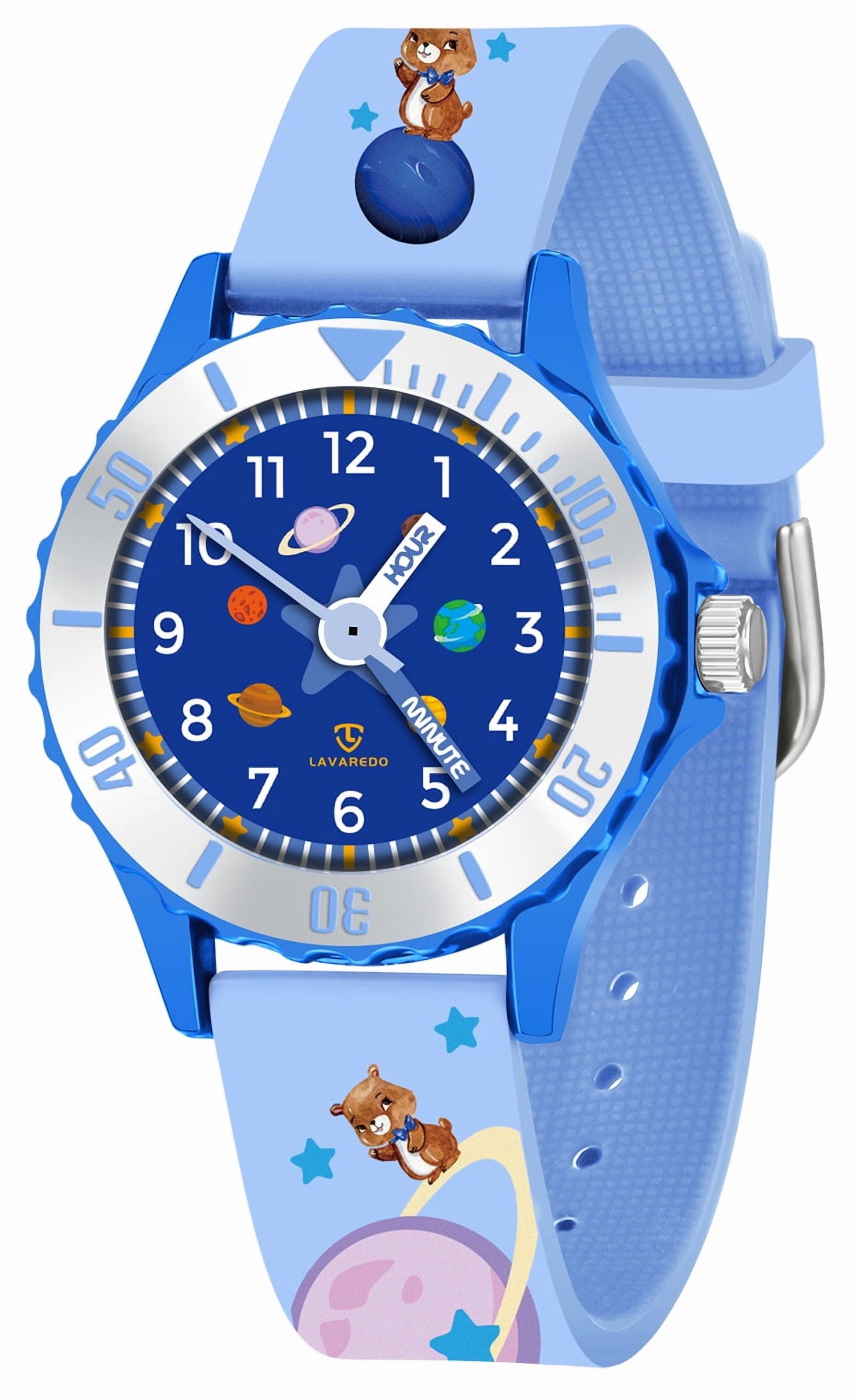 Cartoon Watch Analog Watch for Age 3-8 Learning Time Watches with ...