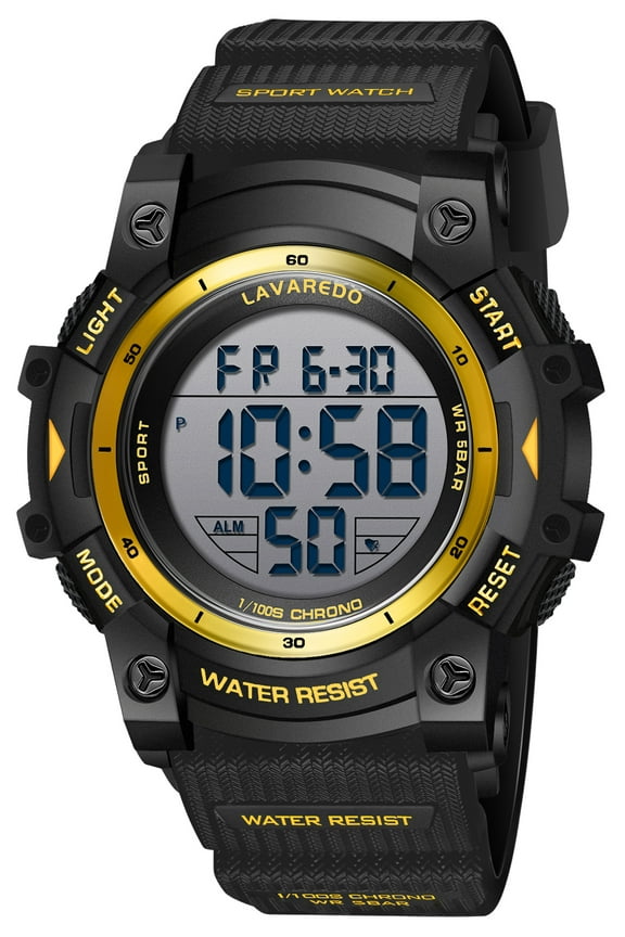 A ALPS Men’s Digital Analog Watches Military Sport Outdoor Wristwatch Waterproof Wristwatch Gift for Man