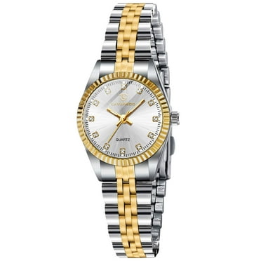 Watches for Woman Classic Quartz Wrist Watch Luminous Pointer Stainless Steel Watchband Waterproof Wristwatch Mother's Day Gifts for Woman