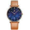 thumbnail image 1 of A ALPS Woman Watches Simple Watch for Woman Analog Ultra Thin Minimalist Wristwatches with Leather Strap Gifts for Women, 1 of 7