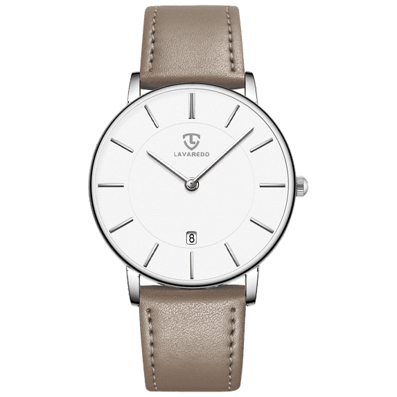 A ALPS Woman Watches Simple Watch for Woman Analog Ultra Thin Minimalist Wristwatches with Leather Strap Gifts for Women