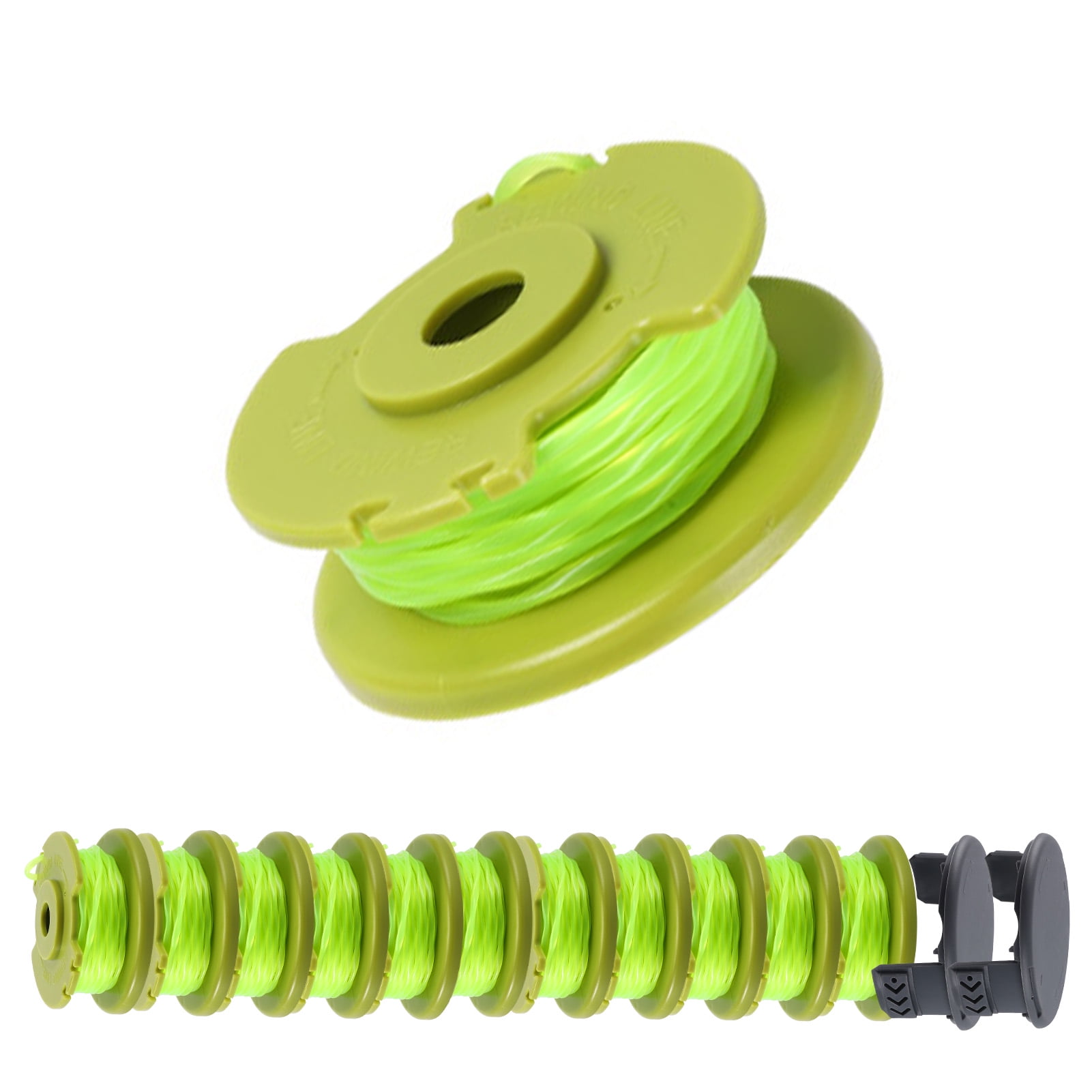 String Trimmer Spool Line for Ryobi One AC14RL3A 0.065