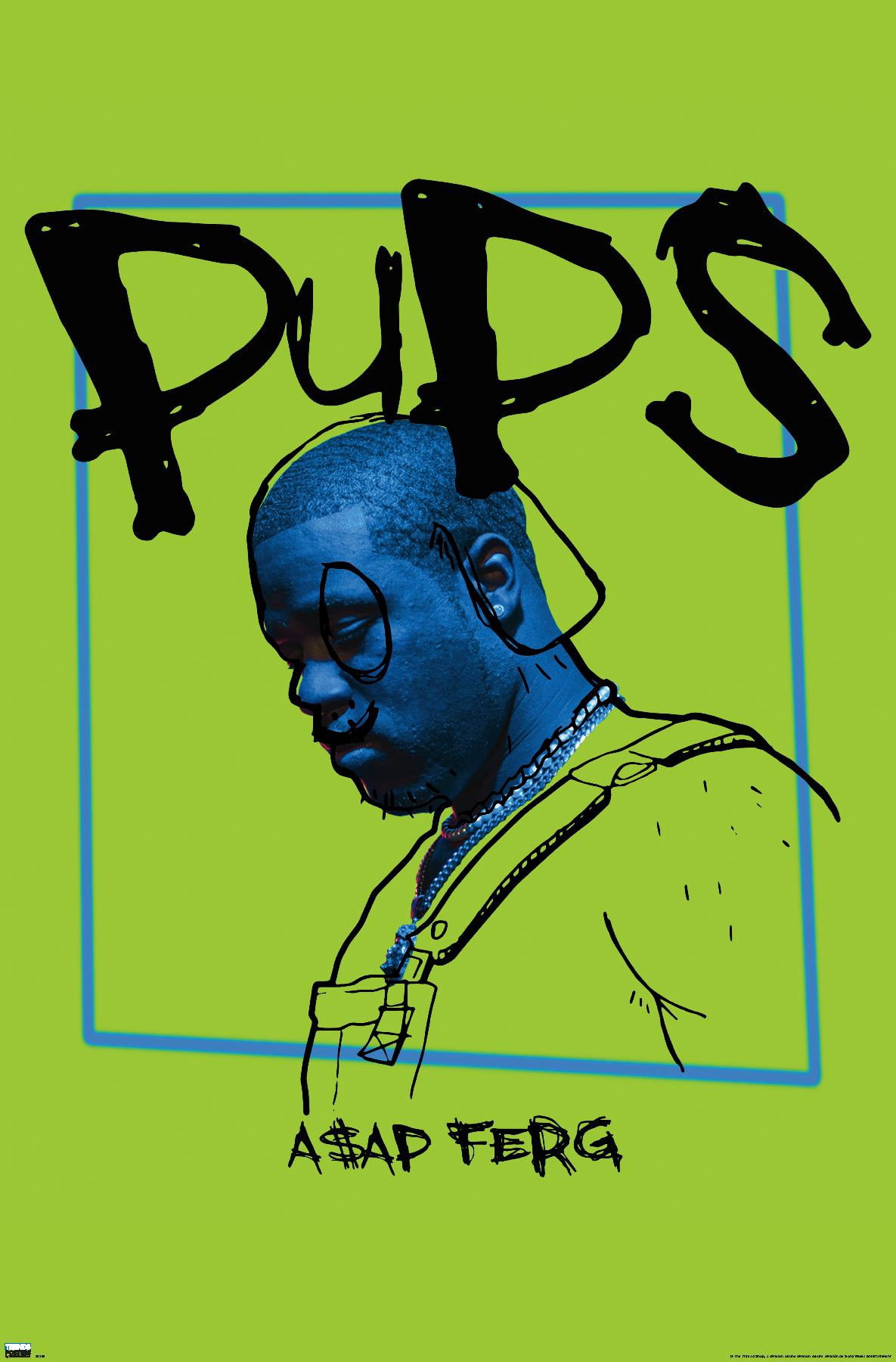 A$AP Ferg - Pups 14.72 in x 22.37 in Posters, by Trends International