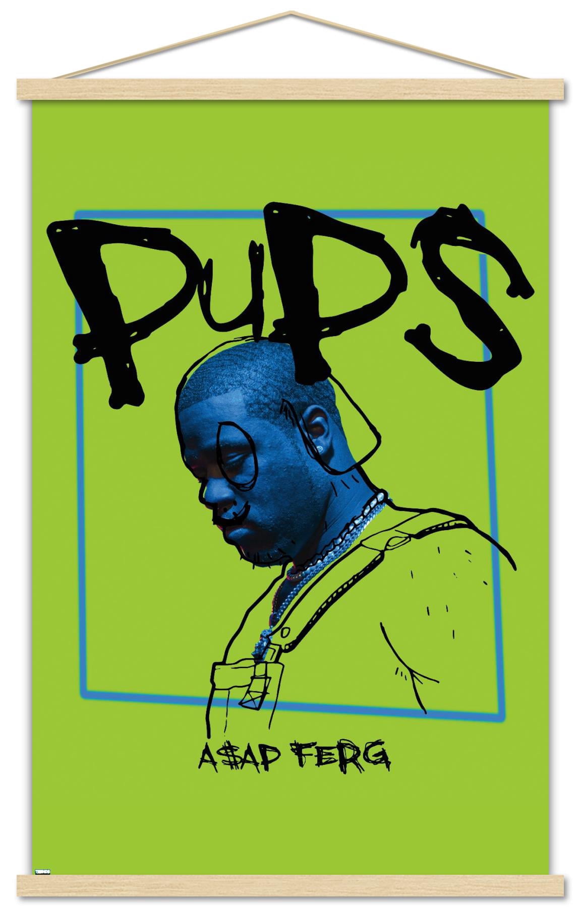 A$AP Ferg - Pups 40" x 24" Poster, by Trends International