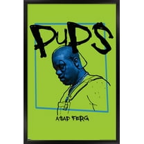 A$AP Ferg - Pups Wall Poster, 14.725" x 22.375", Framed