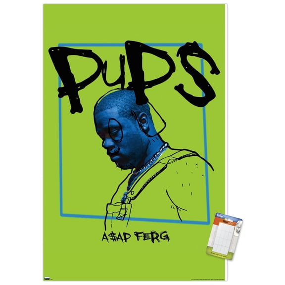 A$AP Ferg - Pups Wall Poster, 22.375" x 34"