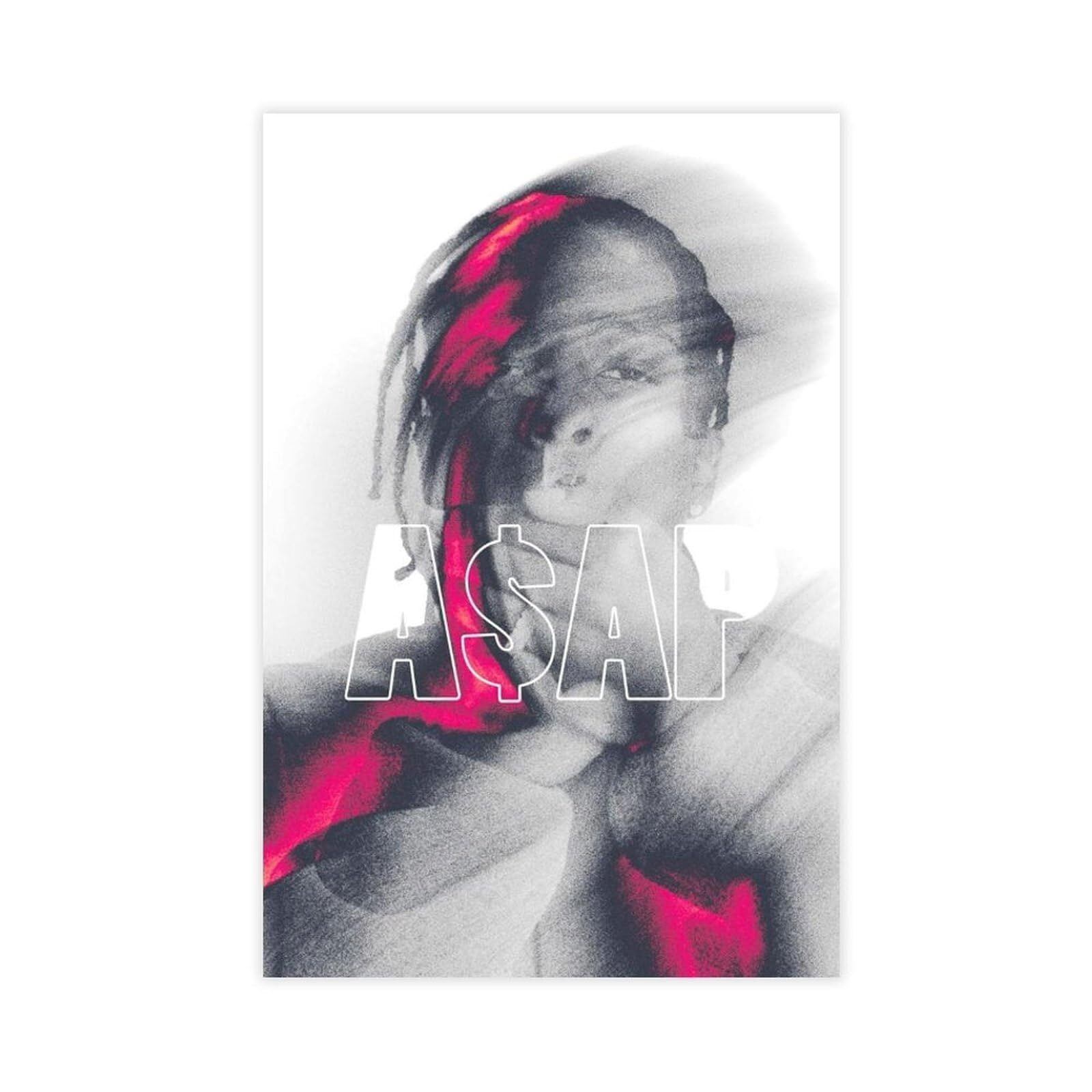 A$AP Poster Rocky RAP HD Print Music Canvas Posters for Room Aesthetic ...