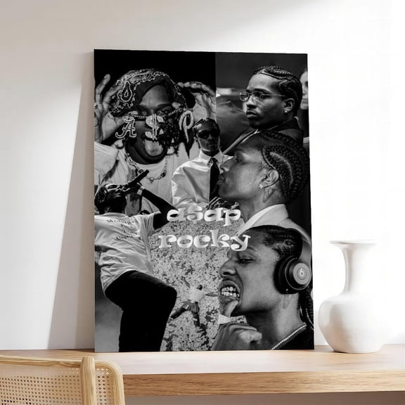 A$AP Poster Rocky RAP HD Print Music Canvas Posters for Room Aesthetic Wall Art Bedroom Decor