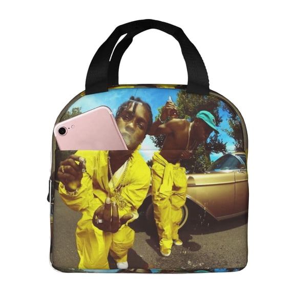 A$AP Rocky Lunch Bag Lunch Bag Tote Bag Insulated Lunch Box Picnic Beach Fishing Work