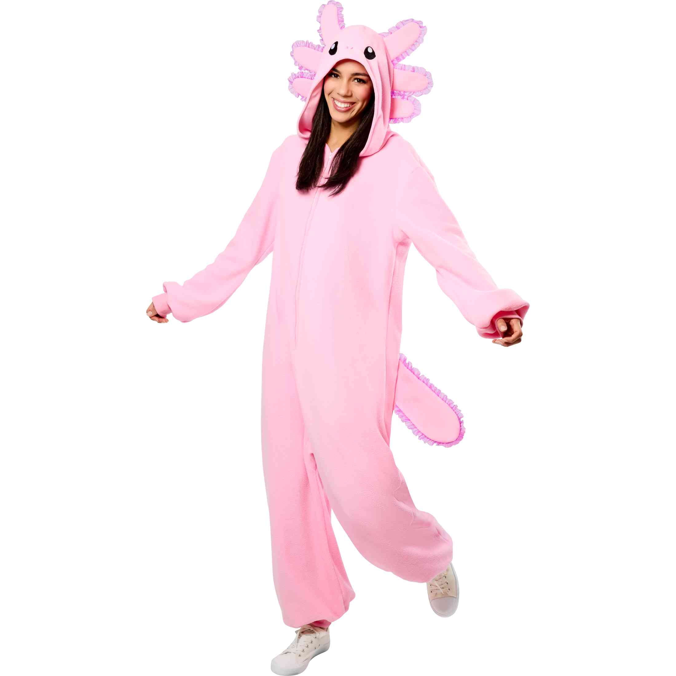 Axolotl Halloween Costume for Adults, Adult Size L (36-42), by Way to Celebrate