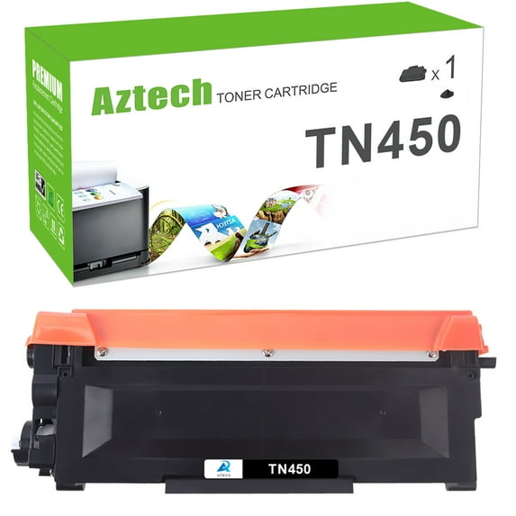 AAZTECH 1-Pack Compatible Toner Cartridge for Brother TN-450 TN420 HL-2230 HL-2270DW HL-2280DW DCP-7065DN MFC-7360N MFC-7860DW Printer Ink (Black)
