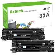 2-Pack 83A Toner Cartridge Compatible for CF283A 83A Laserjet Pro MFP M125nw M201dw M225dw M201n M125a M127fn M127fw Printer Ink Black