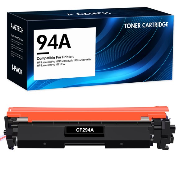 A AZTECH 94A 94X Toner Cartridge Replacement Compatible for HP 94A CF294A LaserJet Pro MFP M148dw M148fdw M149fdw, M118 M118dw Printer Ink (Black 1 Pack)