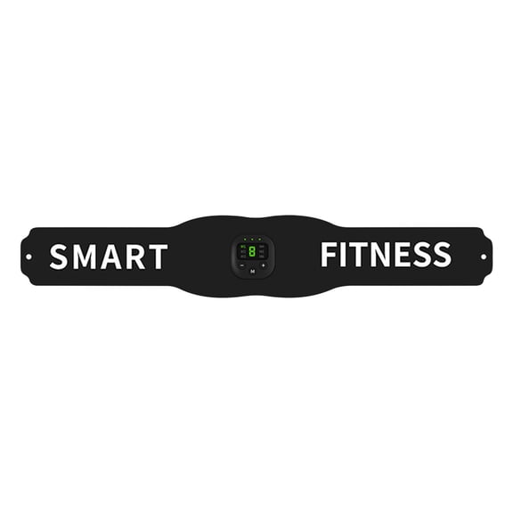 A Abdominal Muscle Trainer Fitness Belt Abs Stimulator 6 Modes Led Display Home