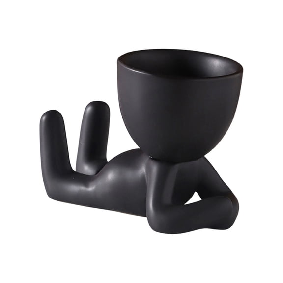 A Abstract Human Shaped Ceramic Planters 6 Styles Figure Pots For Tabletops And Home Decor