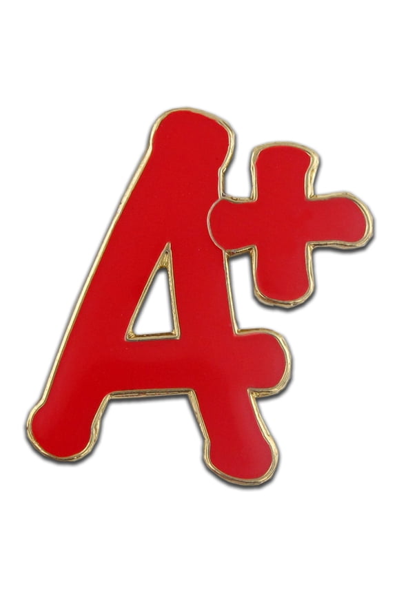 A+ Academic Achievement School Honor Roll Lapel Pin 7/8