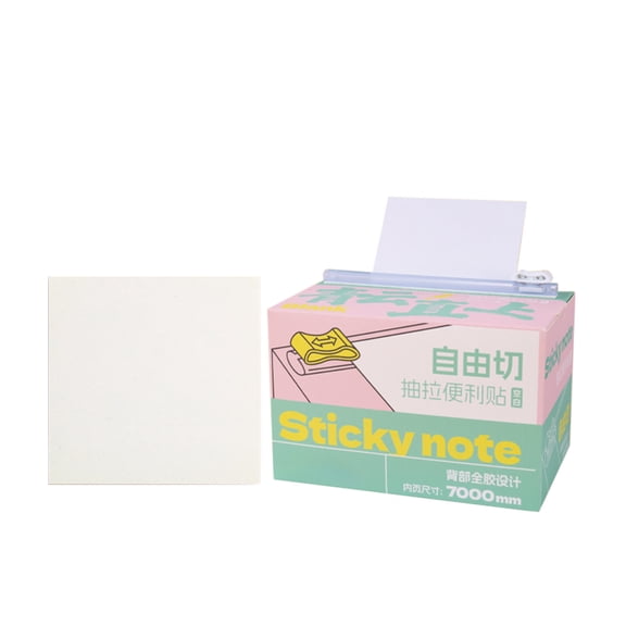 A Adhesive Notes Roll With Full Back Adhesive Cuttable And Tearable Design For Office Organization And Home Reminders 275.5In