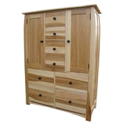 A-America Adamstown Double-Door Transitional Wood Chest in Light Natural/Brown
