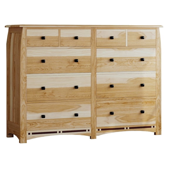 A-America Adamstown Dresser & Mirror, Natural