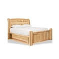 thumbnail image 1 of A-America Amish Highlands Solid Wood King Arch Panel Storage Bed in Natural, 1 of 14
