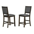 thumbnail image 1 of A-America Chesney Upholstered Counter Stool 2 Pack, Falcon Brown, 1 of 4
