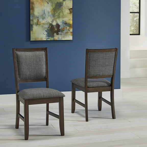 A-America Chesney Dining Side Chair in Falcon Brown (Set of 2)