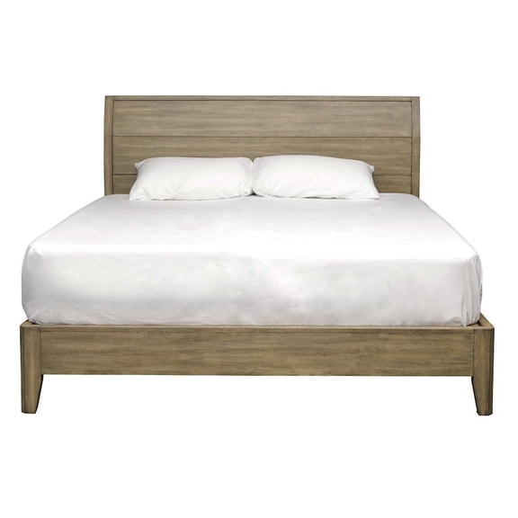 A-America Geo Heights King Panel Bed, Butterscotch