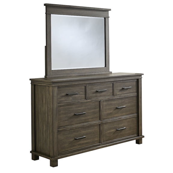 A-America Glacier Point Dresser & Mirror, Graystone Finish