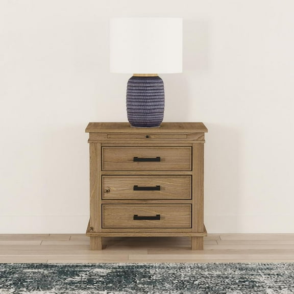 A-America Glacier Point Nightstand, Golden Java Finish