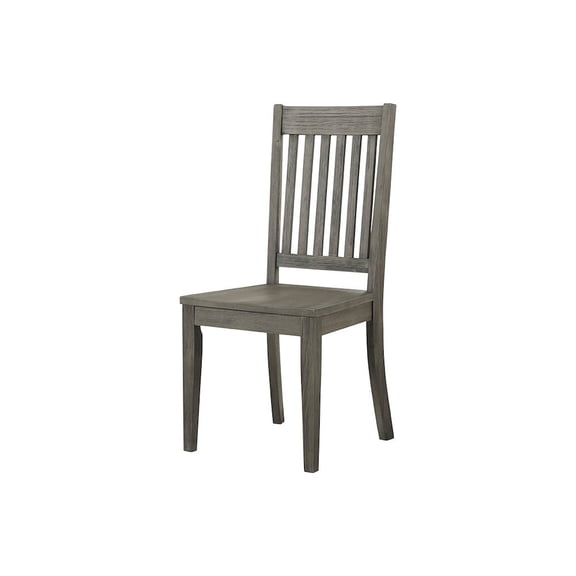 A-America Huron Slatback Dining Side Chair in Distressed Gray (Set of 2)