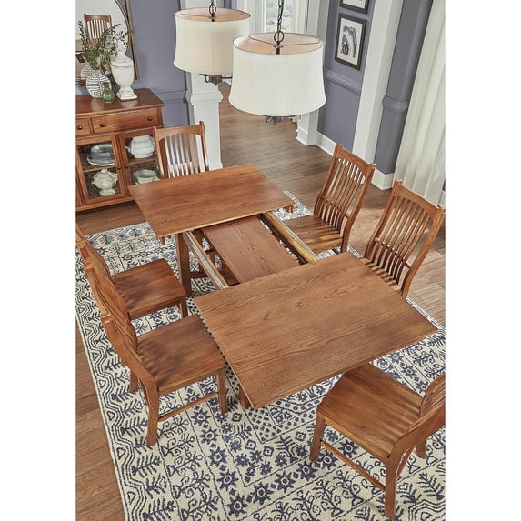 A-America Laurelhurst Extendable Dining Table in Mission Oak