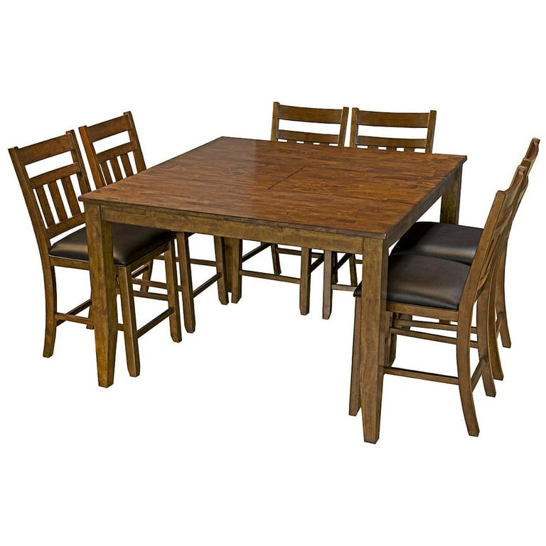 A-America Mason Solid Wood Extendable Square Dining Table, 36